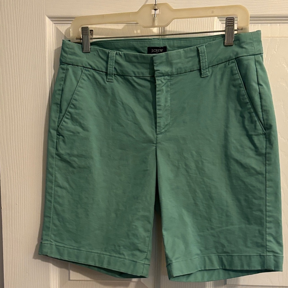 J. Crew Women's Mint Green Bermudas